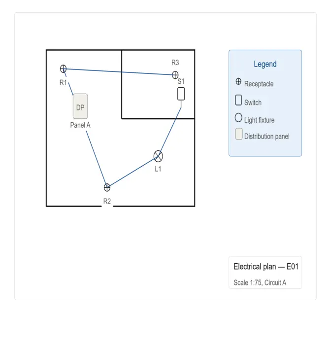 Electrical AutoCAD Drawings after