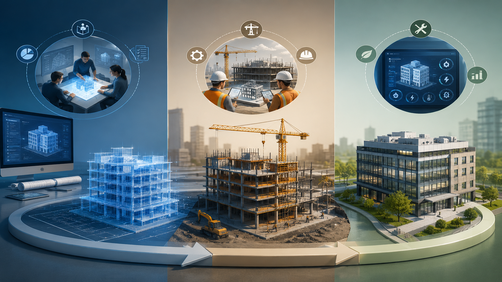 BIM workflow in construction and operations