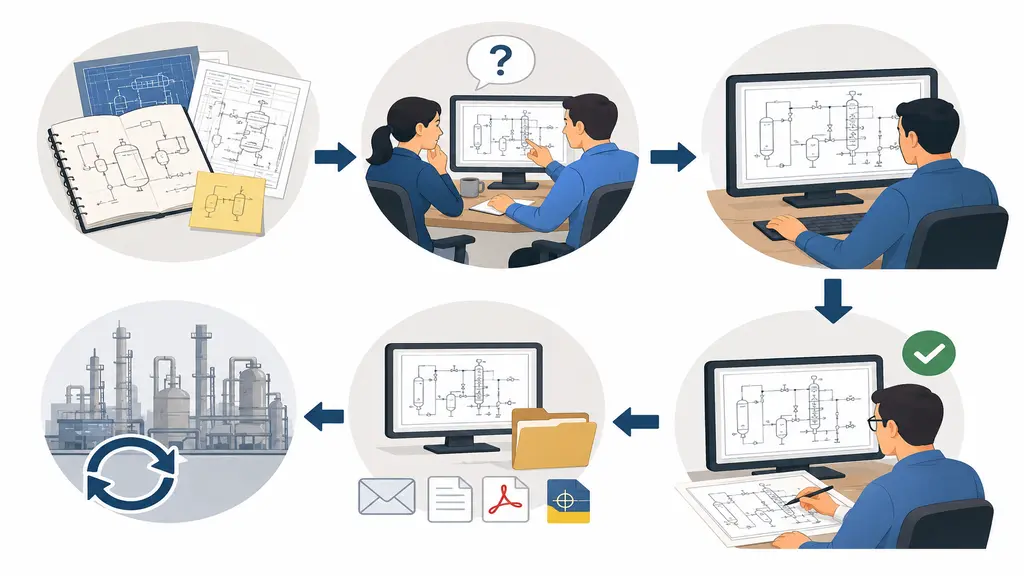 Our P&ID Drafting Process, Step by Step