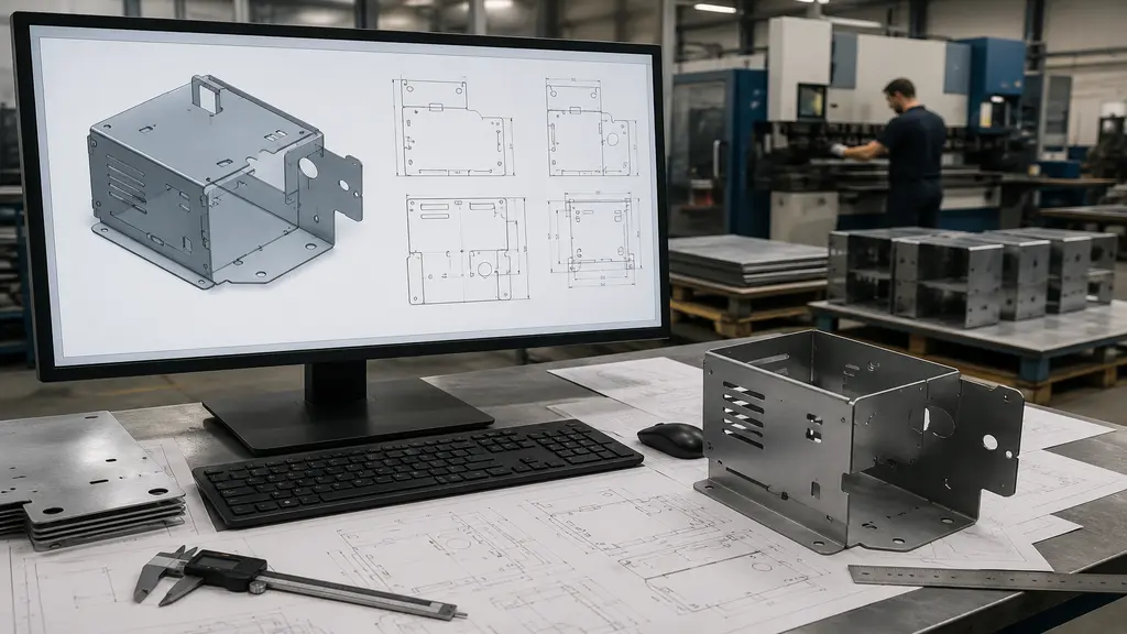 Sheet Metal Drafting Services for Fabrication Shops feature image