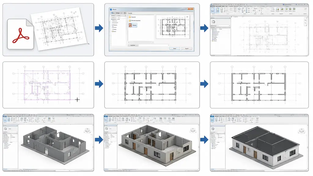 Step-by-Step Guide to Convert PDF to Revit BIM